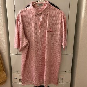 Peter Millar Pelican Hill wine polo Sz. Large
